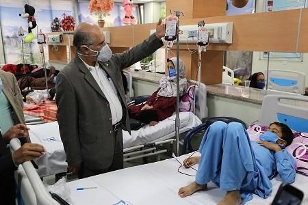 هزار کودک تالاسمی در بیمارستان علی اصغر زاهدان خون دریافت کردند