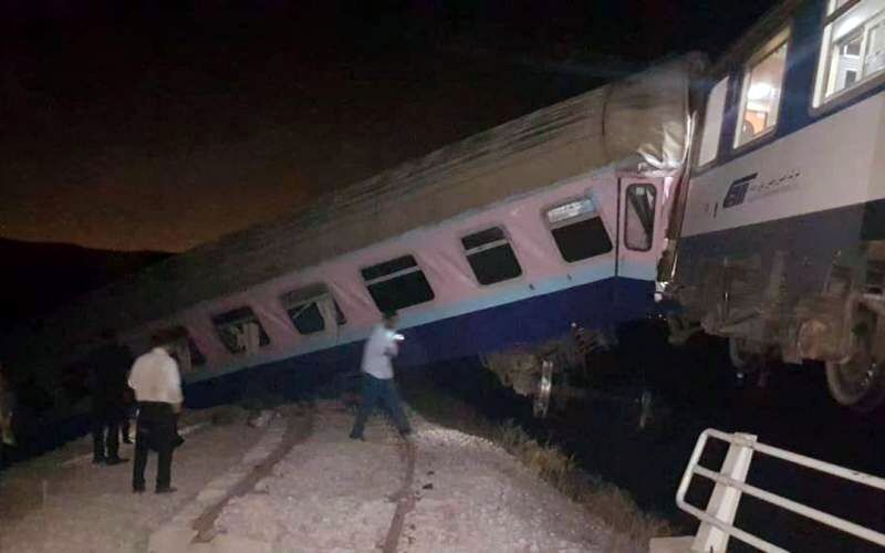 حادثه قطار مسافربری زاهدان- تهران خسارت جانی نداشته است