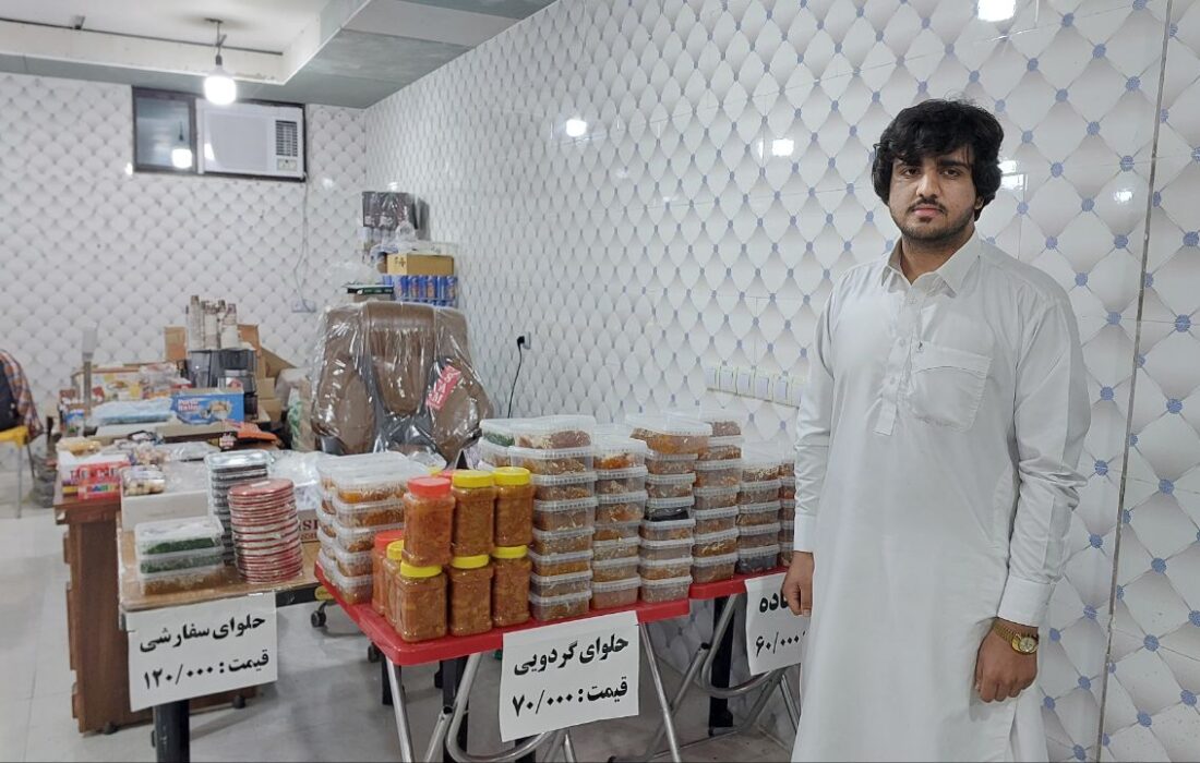 رقابت حلوای نیکشهر؛ با حلوای گوادر و مسقط / سوغاتی با کیفیت از بلوچستان برای مردم ایران