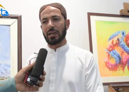 گزارش نمایشگاه نقاشی هنرمندان بلوچستان پاکستان در چابهار