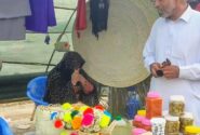 ایجاد بازارچه محلی بمناسبت روز دختر در بخش دامن